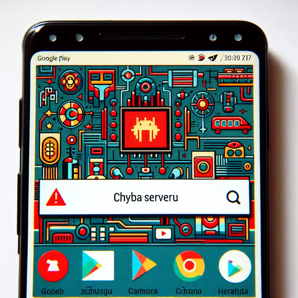 google play chyba serveru