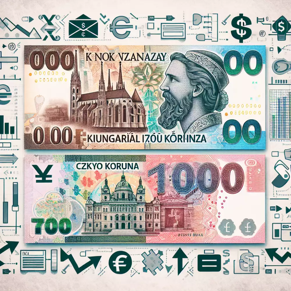 10000 forint to czk