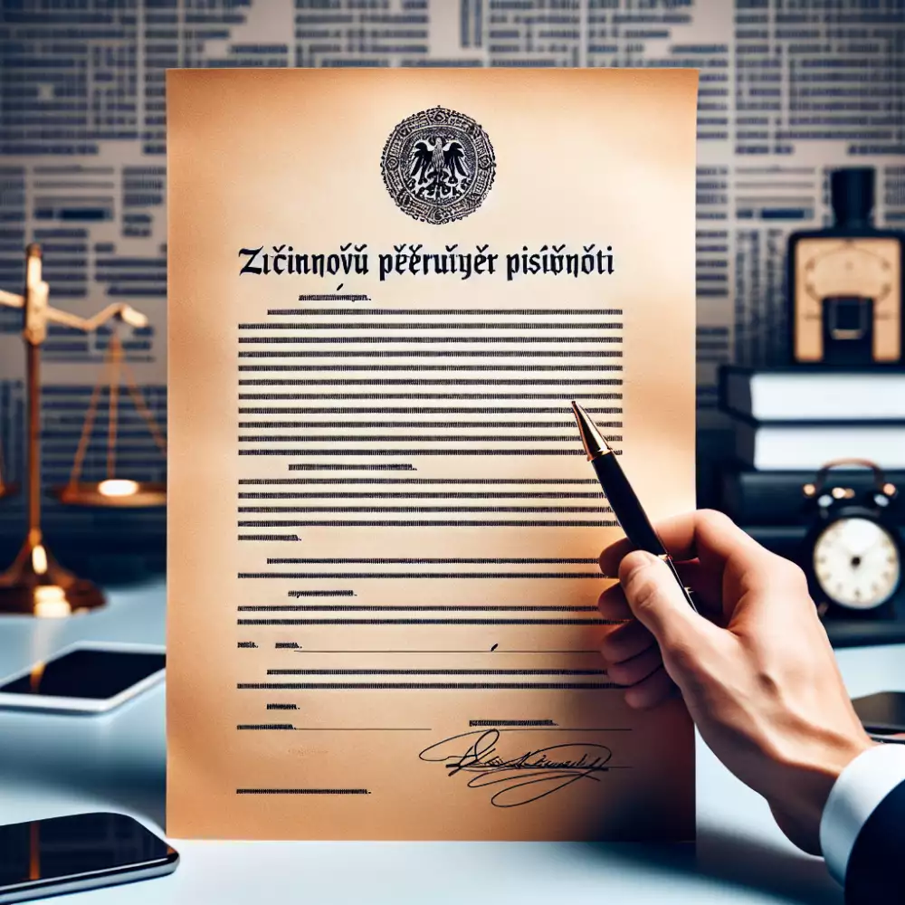 změnový list přerušení živnosti